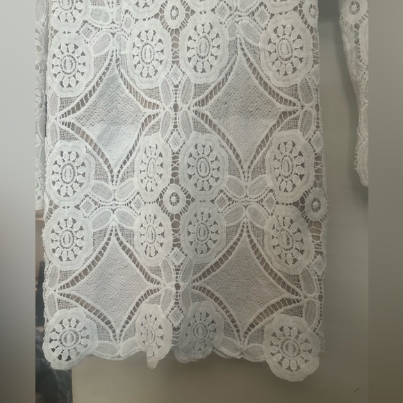 White Lace Dress - Picture 6 of 9